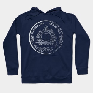 Alcoholics Anonymous Recovery Sober - Sober Since - AA Tribute - aa Alcohol - Recovery Tribute - sober aa sobriety addiction recovery narcotics anonymous addiction drugs mental health Hoodie